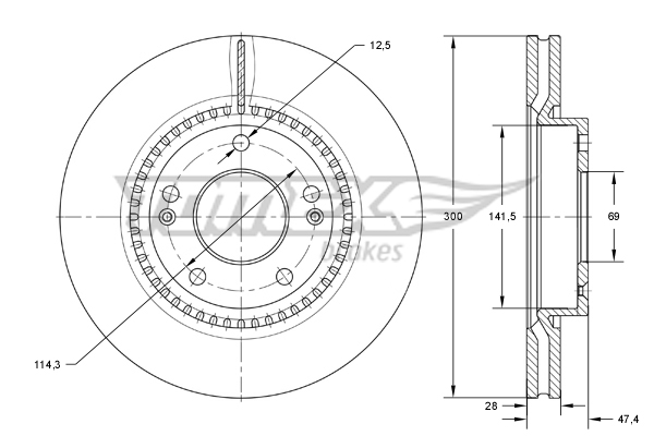 TOMEX Brakes TX 73-31...